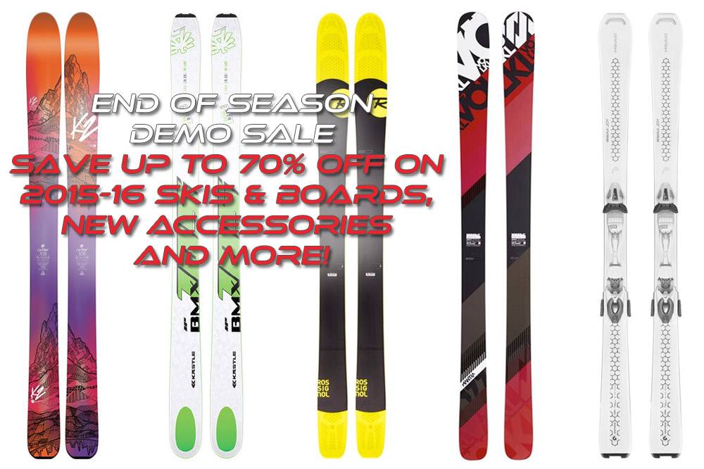 Spring Demo Ski Sale & Accessory Sale - Venture Sports